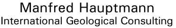 Manfred Hauptmann - international geological consulting